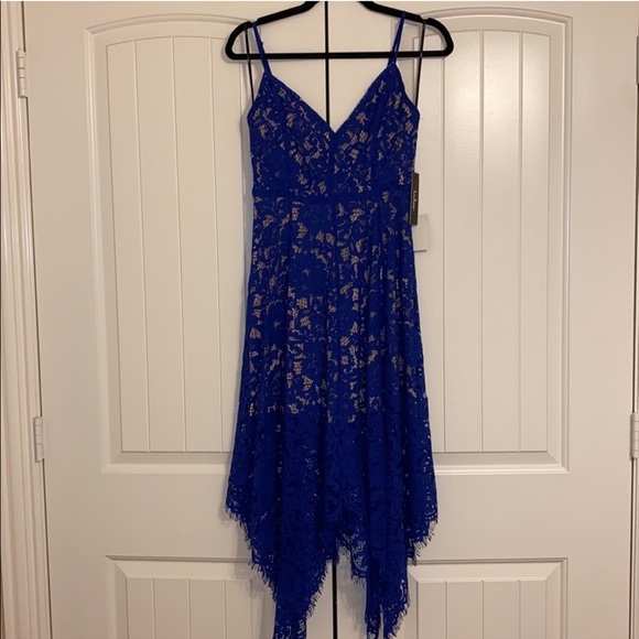 Lulus One Wish Royal Blue Lace Midi Dress - Picture 6 of 11
